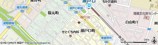 愛知県瀬戸市瀬戸口町123周辺の地図