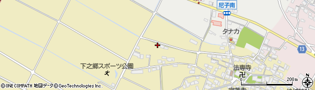 滋賀県犬上郡甲良町下之郷1088周辺の地図