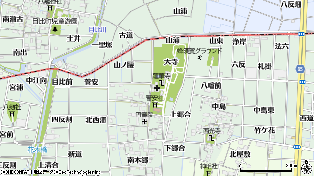 〒490-1225 愛知県あま市蜂須賀の地図