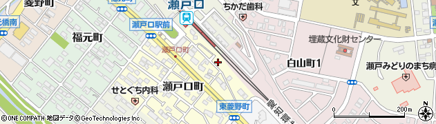 愛知県瀬戸市瀬戸口町36周辺の地図