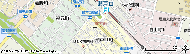 愛知県瀬戸市瀬戸口町108周辺の地図