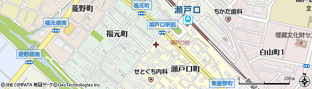 愛知県瀬戸市瀬戸口町116周辺の地図