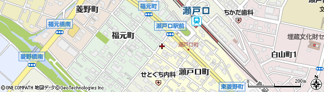 愛知県瀬戸市瀬戸口町115周辺の地図
