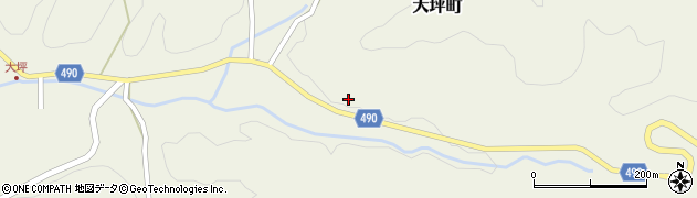 愛知県豊田市大坪町（中屋）周辺の地図