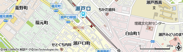 愛知県瀬戸市瀬戸口町12周辺の地図
