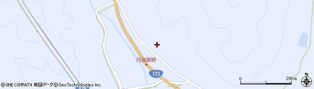 京都府京丹波町（船井郡）粟野（中山）周辺の地図