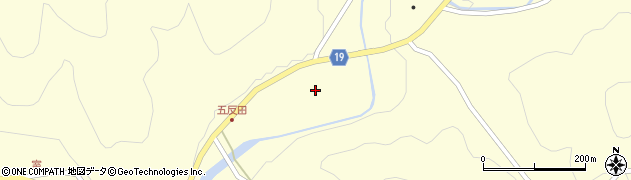 京都府南丹市日吉町四ツ谷（中）周辺の地図