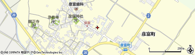 滋賀県彦根市彦富町1214周辺の地図