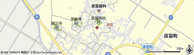 滋賀県彦根市彦富町1740周辺の地図