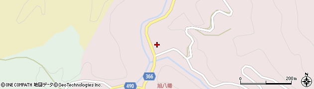 愛知県豊田市旭八幡町（敷田）周辺の地図