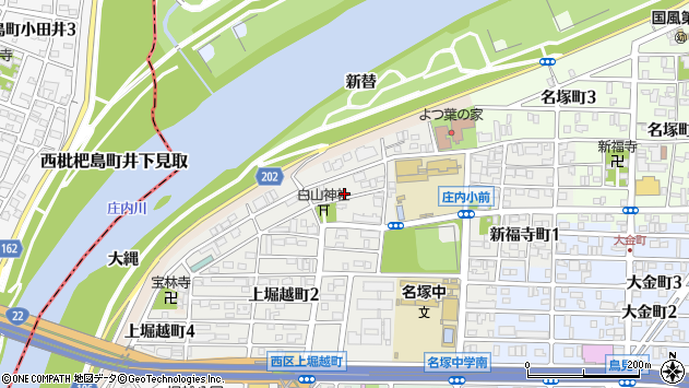 〒451-0084 愛知県名古屋市西区上堀越町の地図