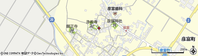 滋賀県彦根市彦富町1620周辺の地図