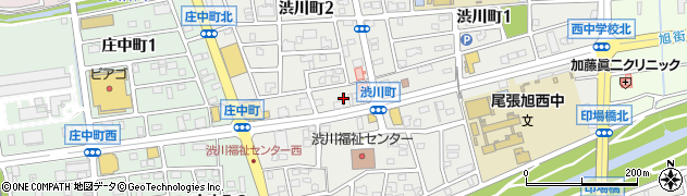 愛知県尾張旭市渋川町2丁目15周辺の地図
