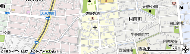 愛知県名古屋市守山区村合町周辺の地図