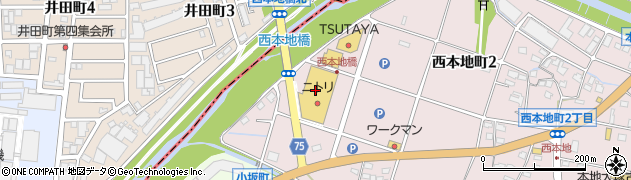 バロー瀬戸西店周辺の地図