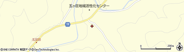 京都府南丹市日吉町四ツ谷（柏木）周辺の地図