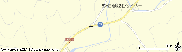京都府南丹市日吉町四ツ谷（大堰）周辺の地図