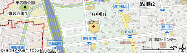 ファクトリー印場店周辺の地図