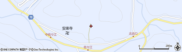 京都府南丹市日吉町佐々江（大石谷）周辺の地図