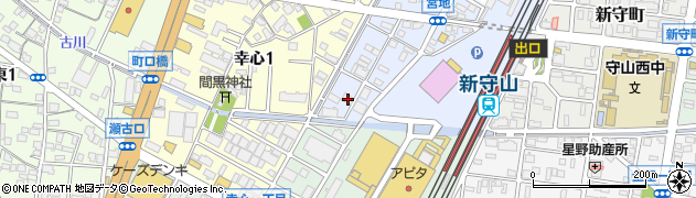愛知県名古屋市守山区新守西106周辺の地図