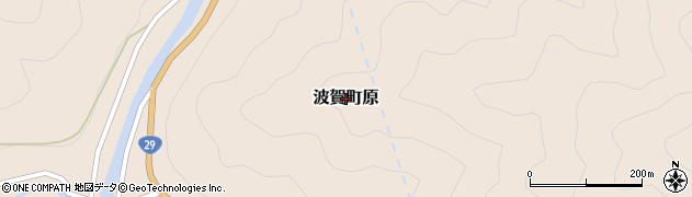 兵庫県宍粟市波賀町原周辺の地図