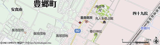 滋賀県犬上郡豊郷町四十九院910-1周辺の地図
