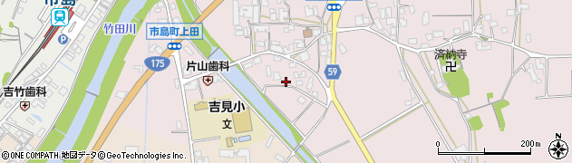 兵庫県丹波市市島町上田179周辺の地図