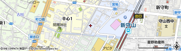 愛知県名古屋市守山区新守西104周辺の地図