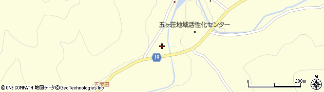 京都府南丹市日吉町四ツ谷下河原周辺の地図