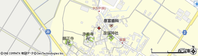 滋賀県彦根市彦富町1605周辺の地図