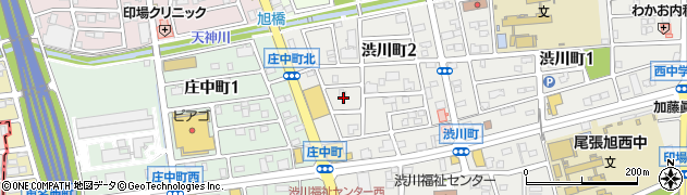 愛知県尾張旭市渋川町2丁目9周辺の地図