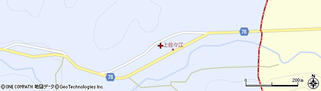 京都府南丹市日吉町佐々江（前田）周辺の地図
