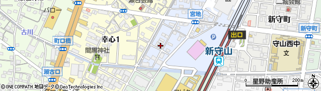 愛知県名古屋市守山区新守西213周辺の地図