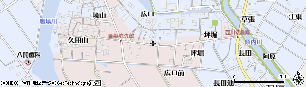 愛知県愛西市鷹場町（五反山）周辺の地図