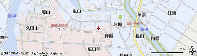愛知県愛西市鷹場町（高山）周辺の地図