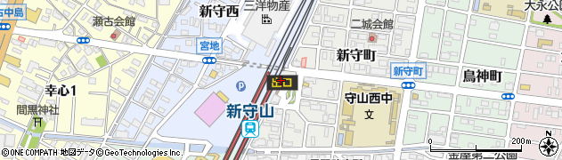 新守山駅周辺の地図