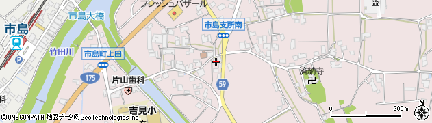 兵庫県丹波市市島町上田114周辺の地図