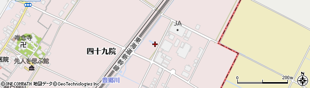 滋賀県犬上郡豊郷町四十九院1092周辺の地図