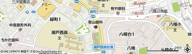 若山歯科医院周辺の地図
