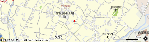 久沢北区公会堂周辺の地図