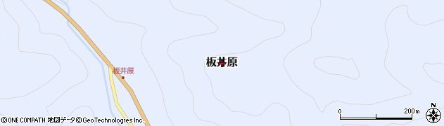 鳥取県日野町（日野郡）板井原周辺の地図