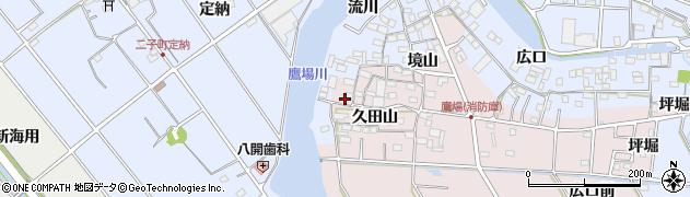 愛知県愛西市鷹場町久田山31周辺の地図