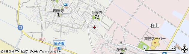 滋賀県犬上郡甲良町尼子1331周辺の地図