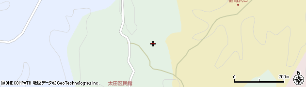 愛知県豊田市伯母沢町（坂戸屋敷）周辺の地図