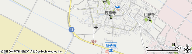 滋賀県犬上郡甲良町尼子1952周辺の地図