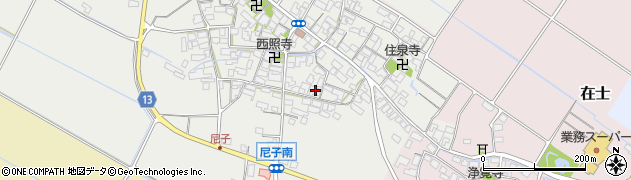 滋賀県犬上郡甲良町尼子1433周辺の地図