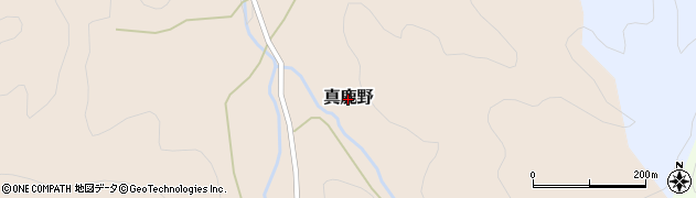 鳥取県智頭町（八頭郡）真鹿野周辺の地図