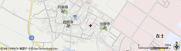 滋賀県犬上郡甲良町尼子1324周辺の地図