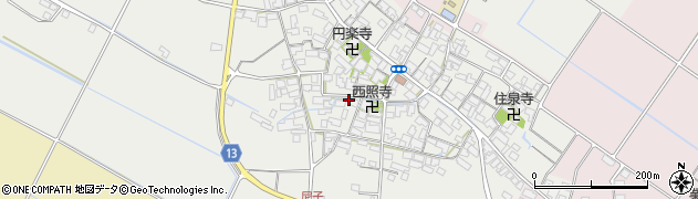 滋賀県犬上郡甲良町尼子1471周辺の地図