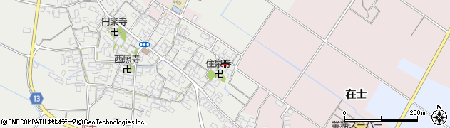 滋賀県犬上郡甲良町尼子1298周辺の地図